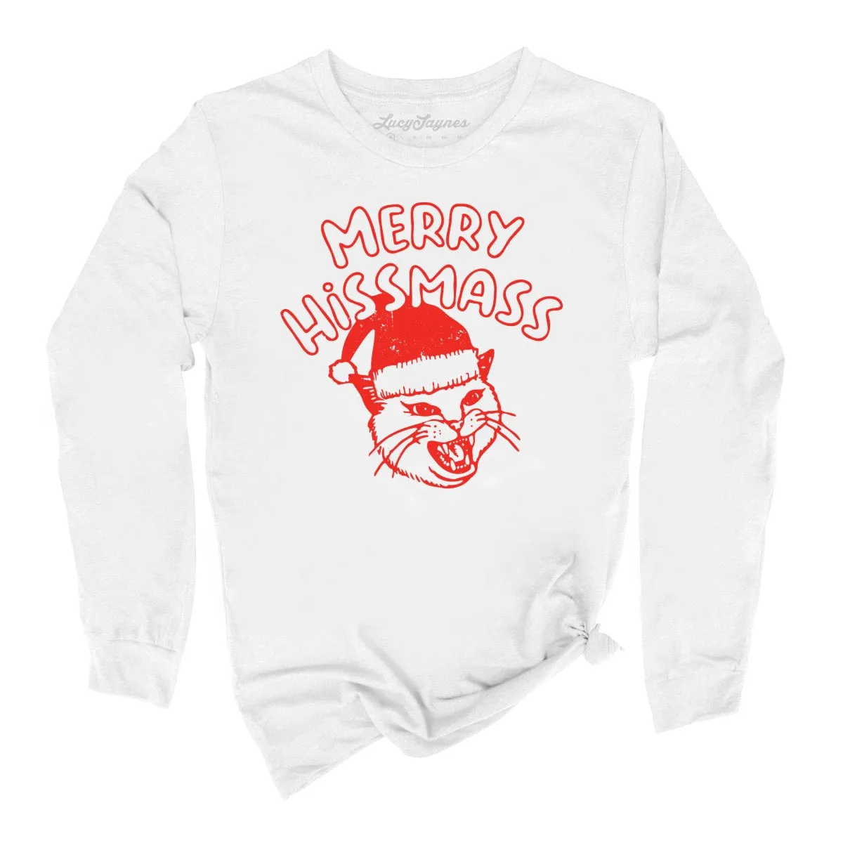 Merry Hissmass Long Sleeve Tee