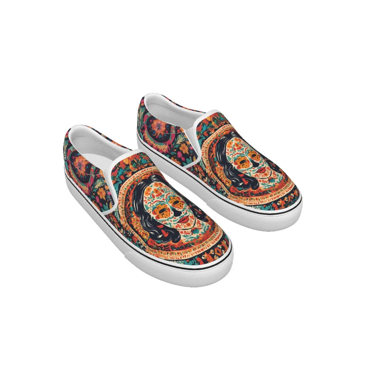 Mexican Design Slip On Sneakers