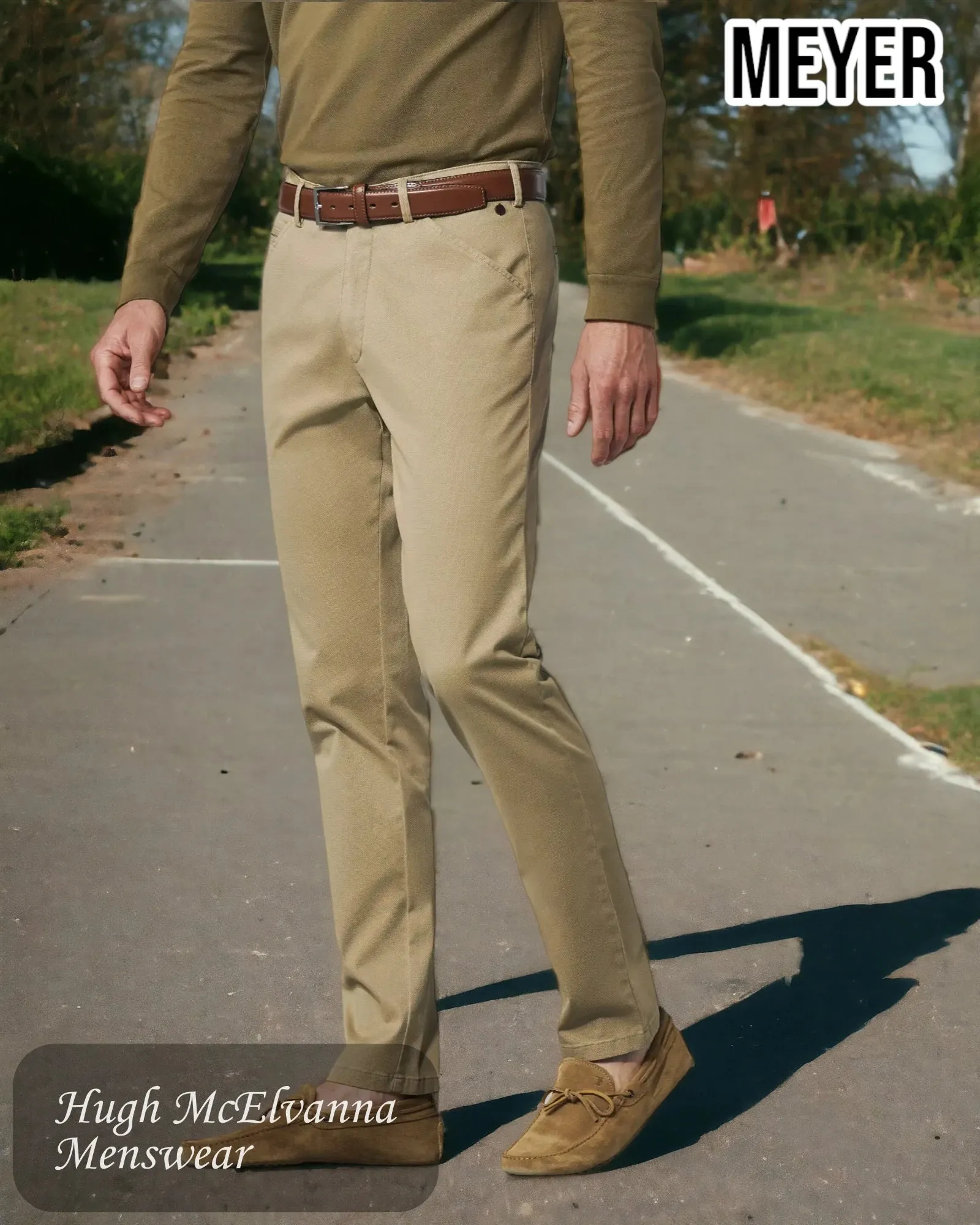 Meyer CHICAGO Sand Stretch Trouser Style: 5056-42