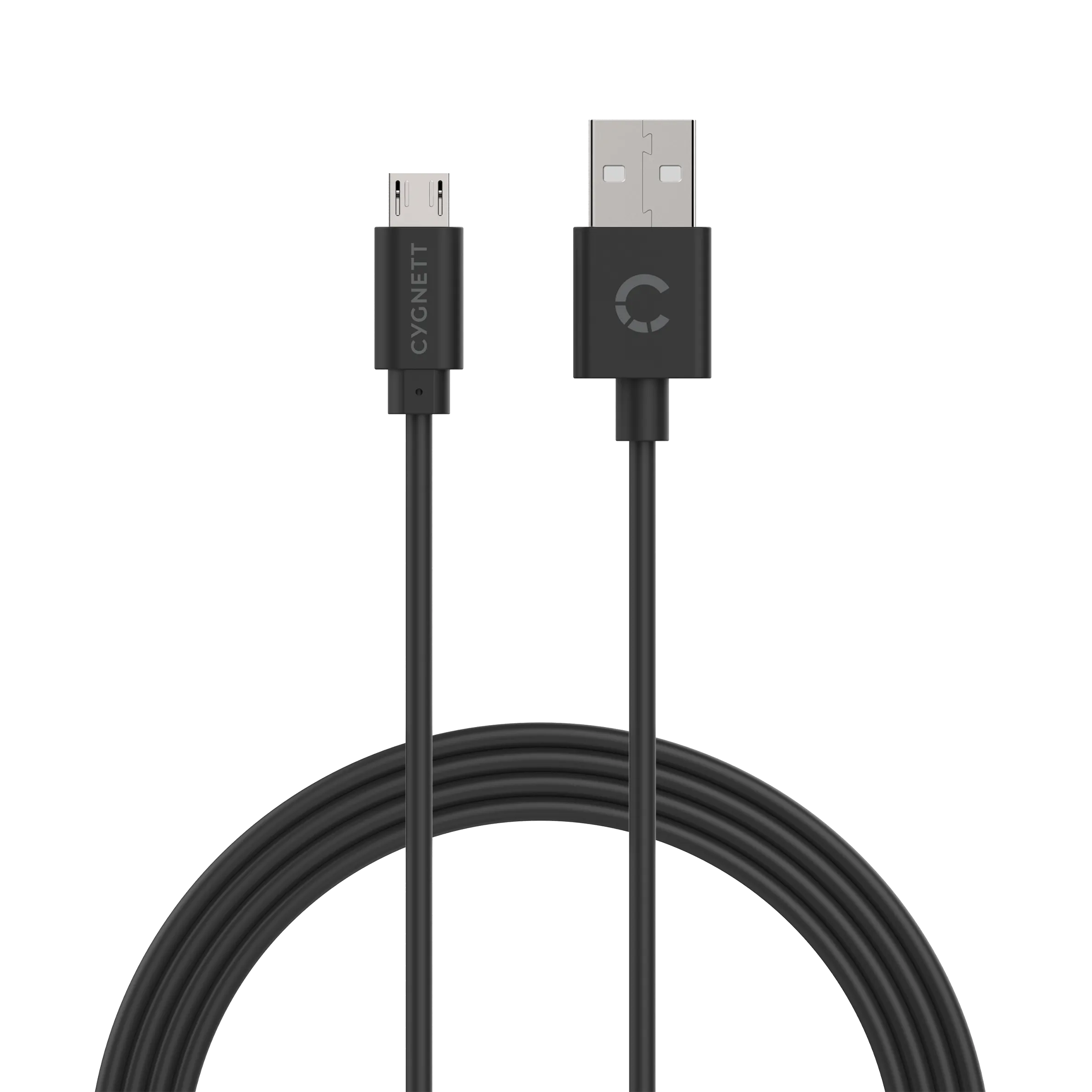 Micro USB to USB-A Cable - Black 2m