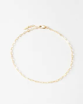 Mini Paperclip Chain Anklet