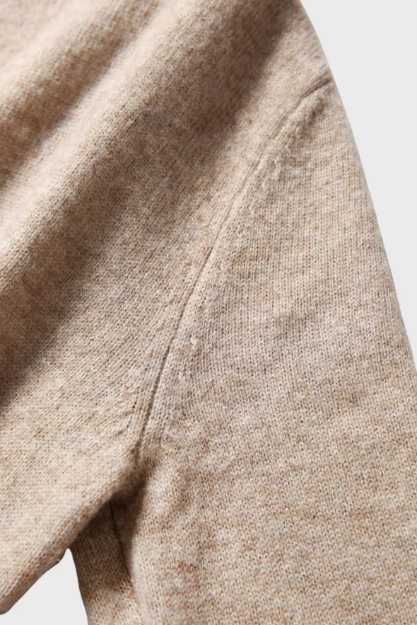 Mock Wrap Sweater (100% Cashmere Knitwear)