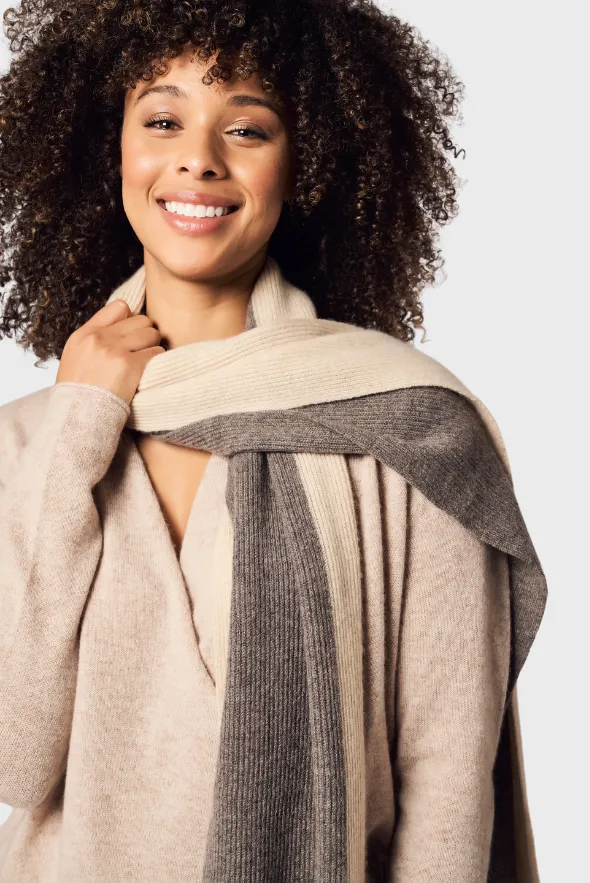 Mock Wrap Sweater (100% Cashmere Knitwear)