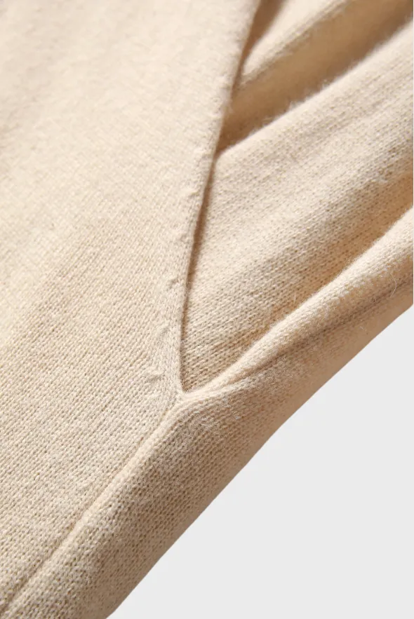 Mock Wrap Sweater (100% Cashmere Knitwear)