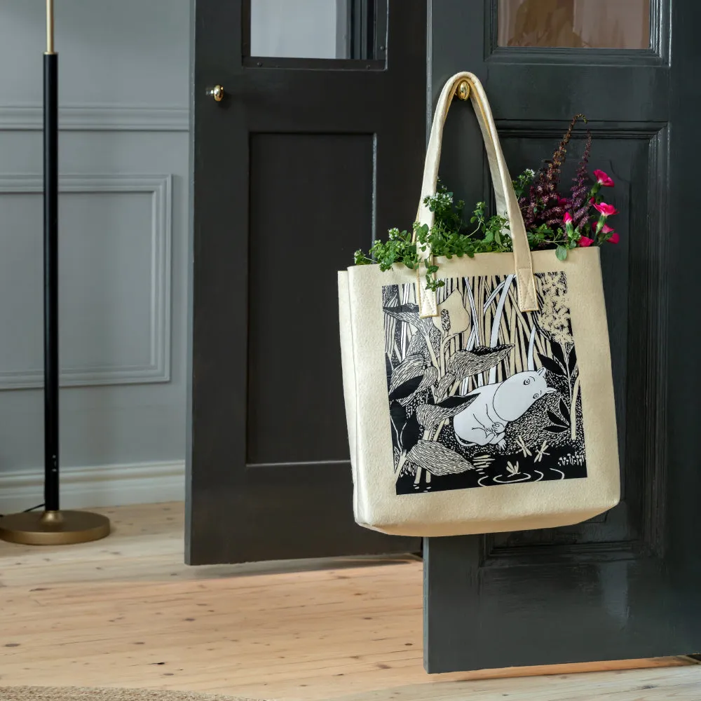 Moomin Pond Tote Bag 40x40cm - Muurla