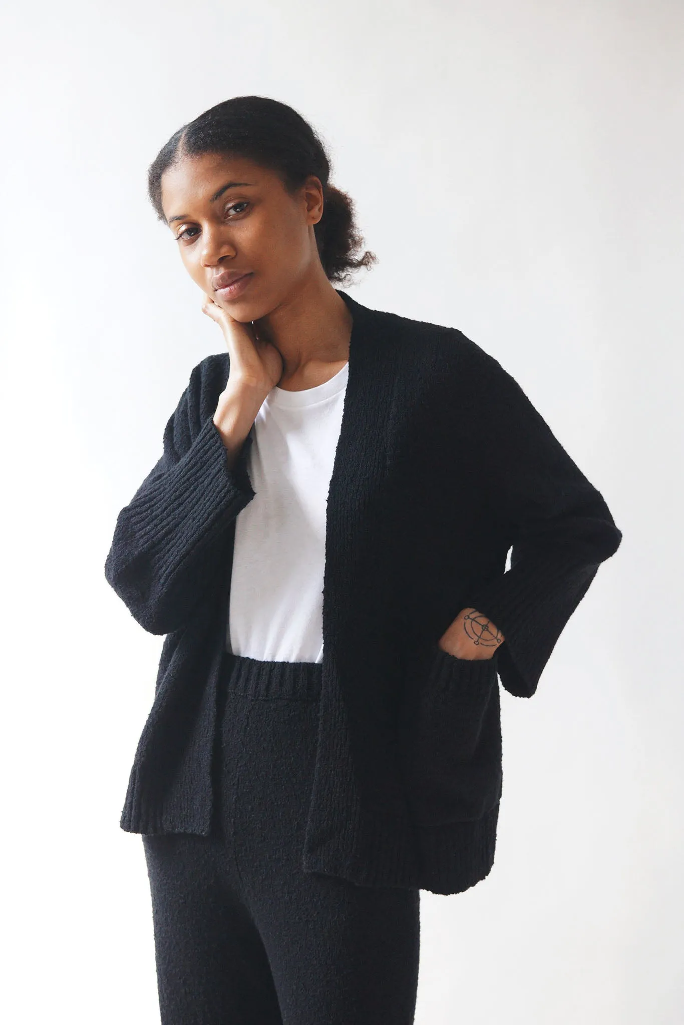 M.PATMOS Leyali Cardigan - Black