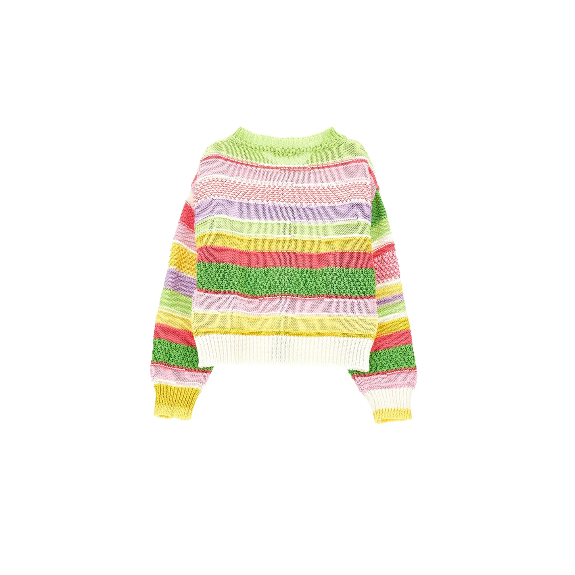 Multicolour Striped Cardigan