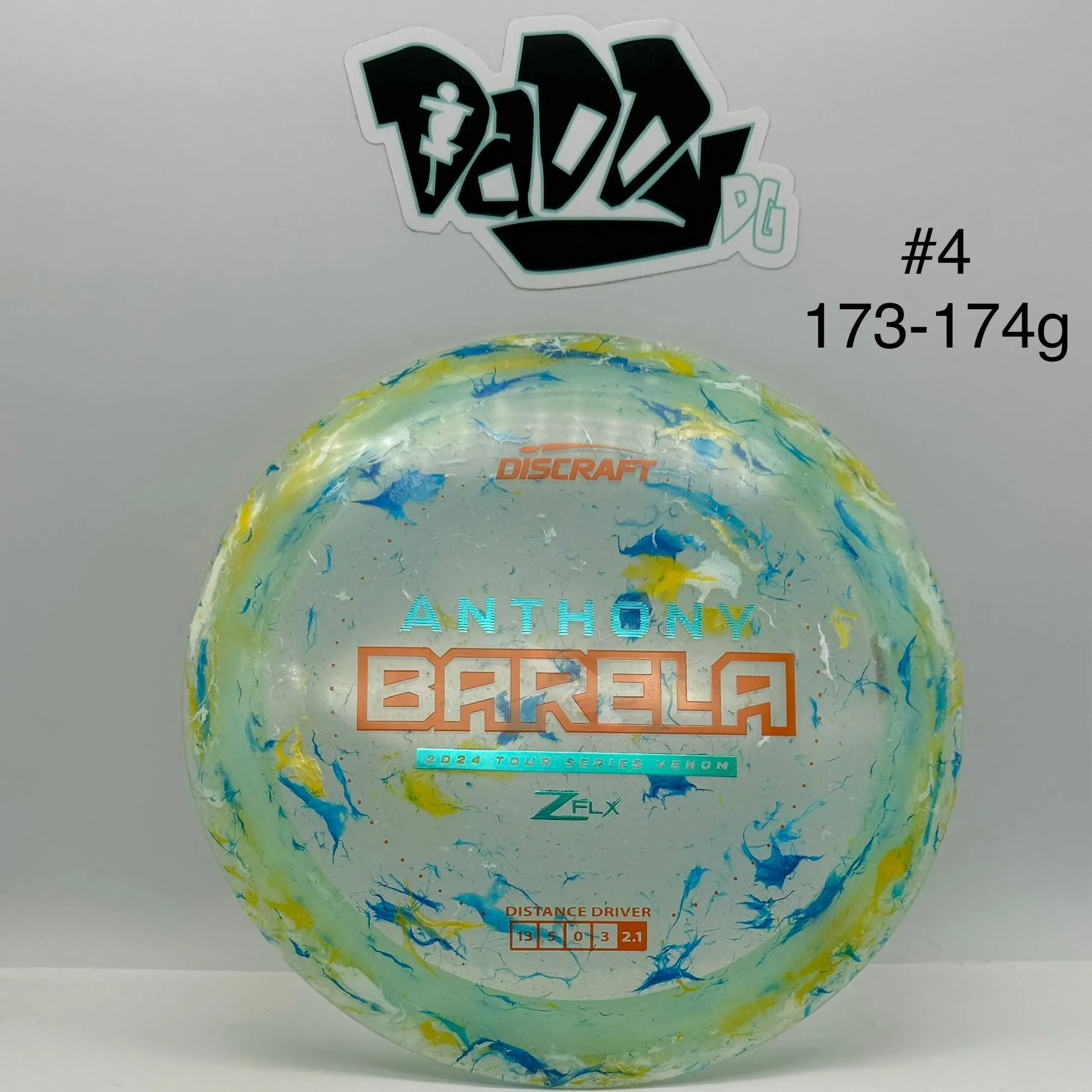 ****NEW Discraft Jawbreaker Z-line Flx Venom 2024 Anthony Barela Tour Series Distance Driver