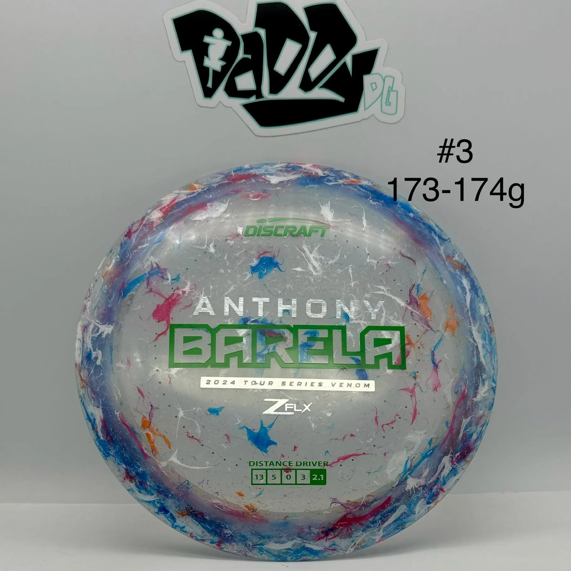 ****NEW Discraft Jawbreaker Z-line Flx Venom 2024 Anthony Barela Tour Series Distance Driver