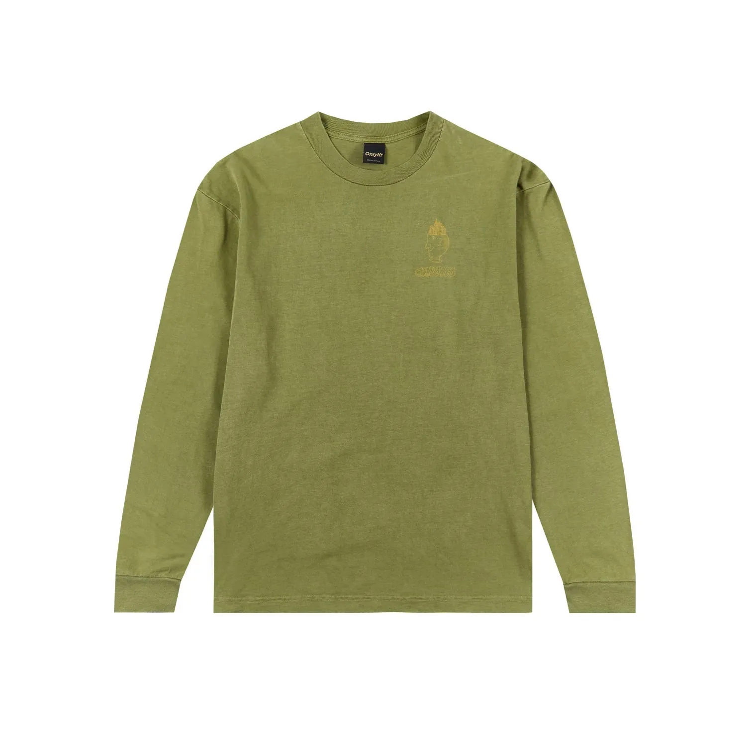 Only NY Astral Trip Long Sleeve T-Shirt - Moss Green