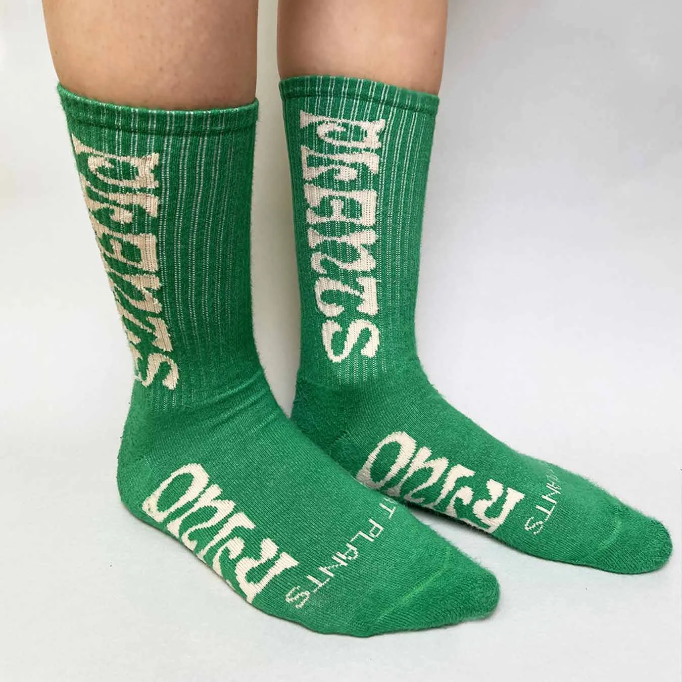 Only Plants - Eco Socks - Green