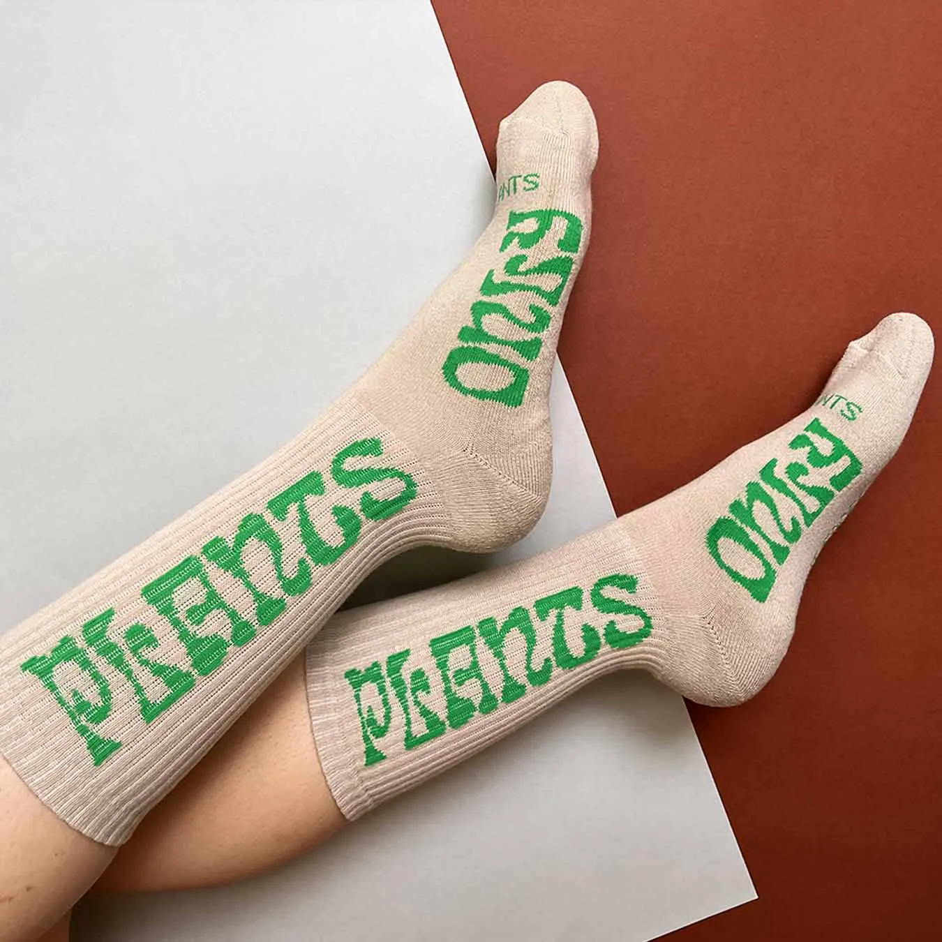 Only Plants - Eco Socks - Taupe