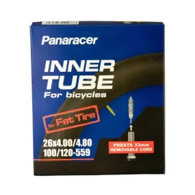 Panaracer 26X4.0/4.8 F/V 33mm Presta Removal Valve Tube