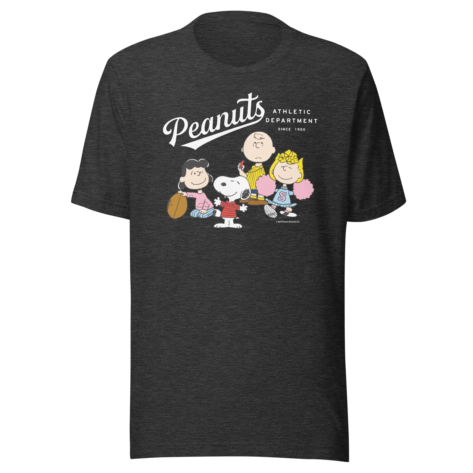 Peanuts Gang Athletic Department Adult T-Shirt