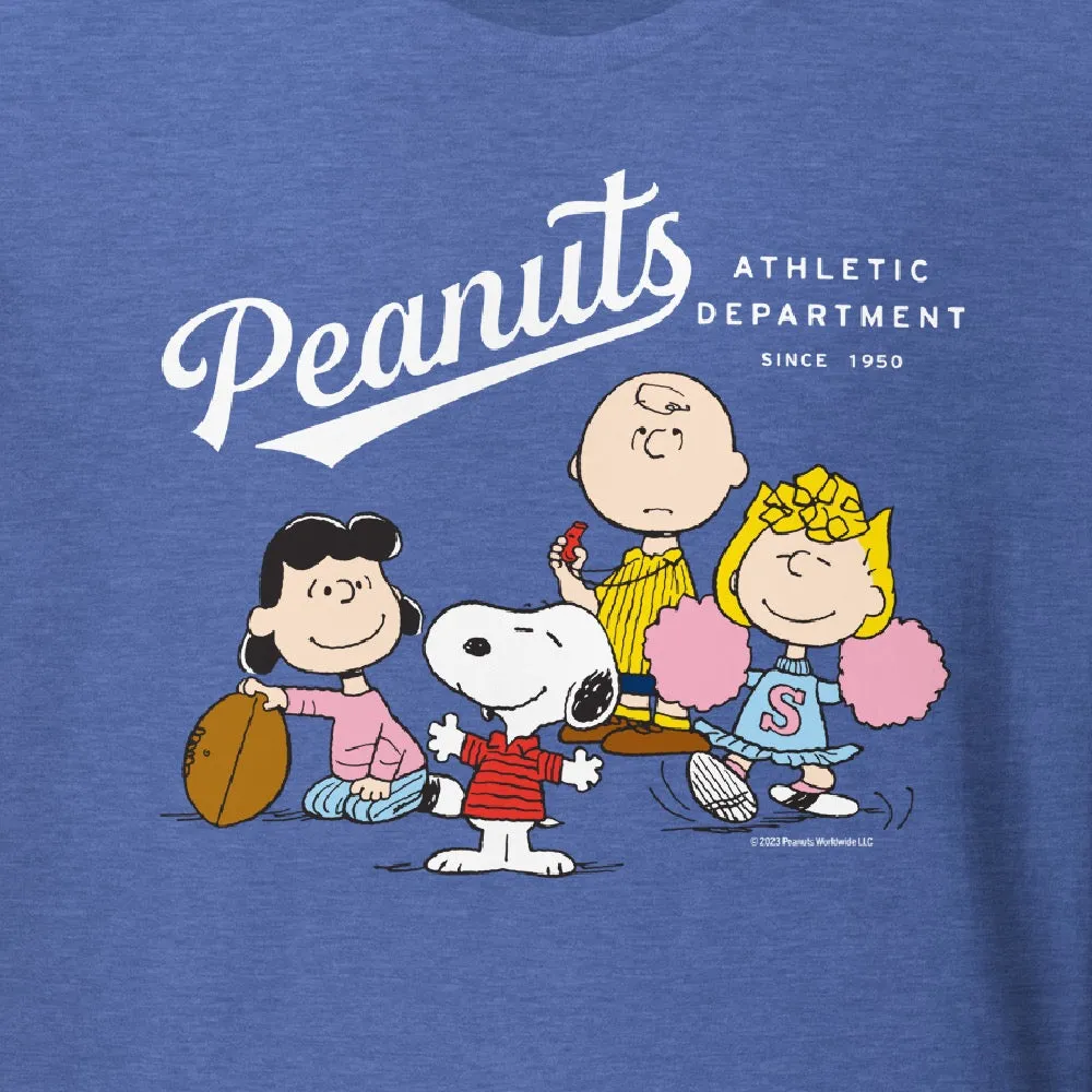 Peanuts Gang Athletic Department Adult T-Shirt