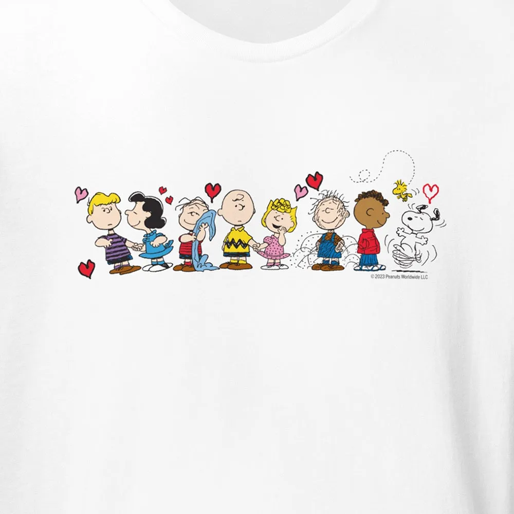 Peanuts Gang Love Adult T-Shirt