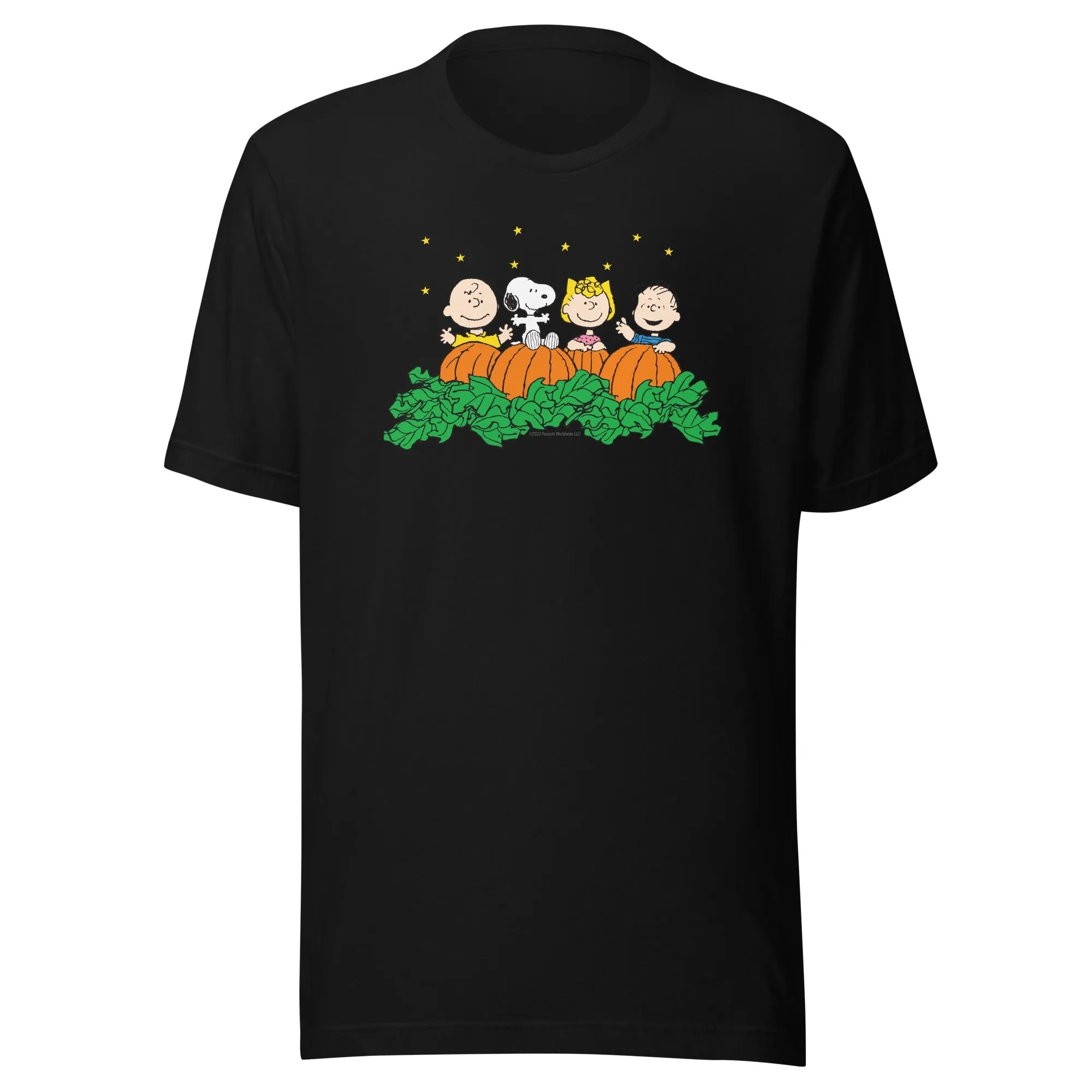 Peanuts Gang Pumpkin Patch Adult T-Shirt