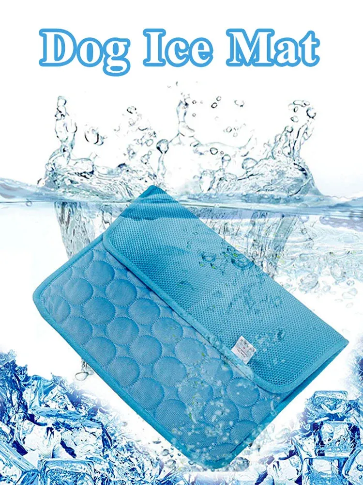 Pet  Ice Silk Pad Breathable Cooling Mat