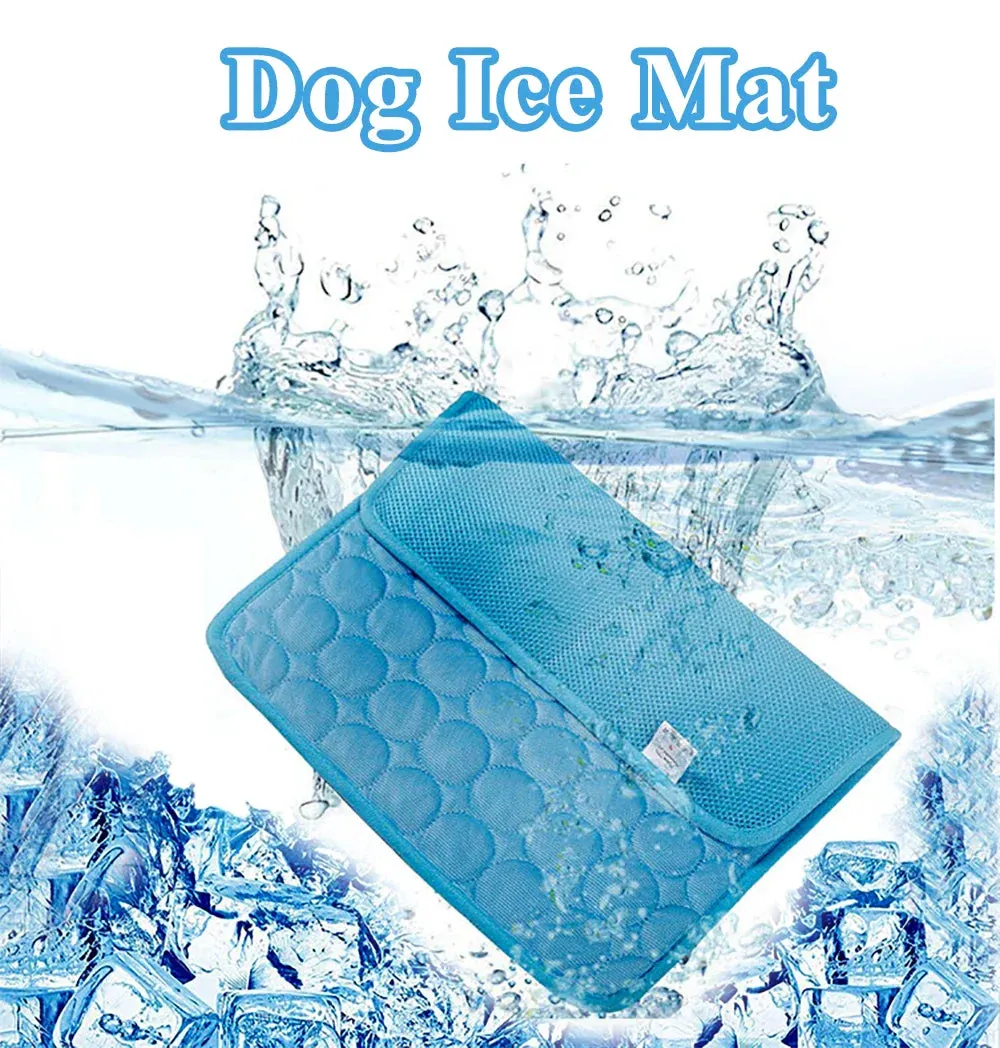 Pet  Ice Silk Pad Breathable Cooling Mat