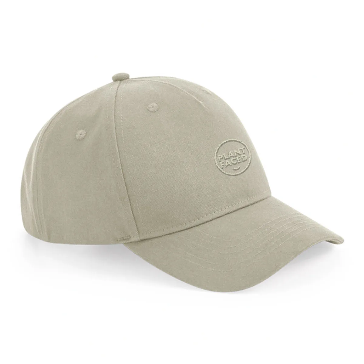 Plant Faced ORGANIC COTTON Hat - Stone