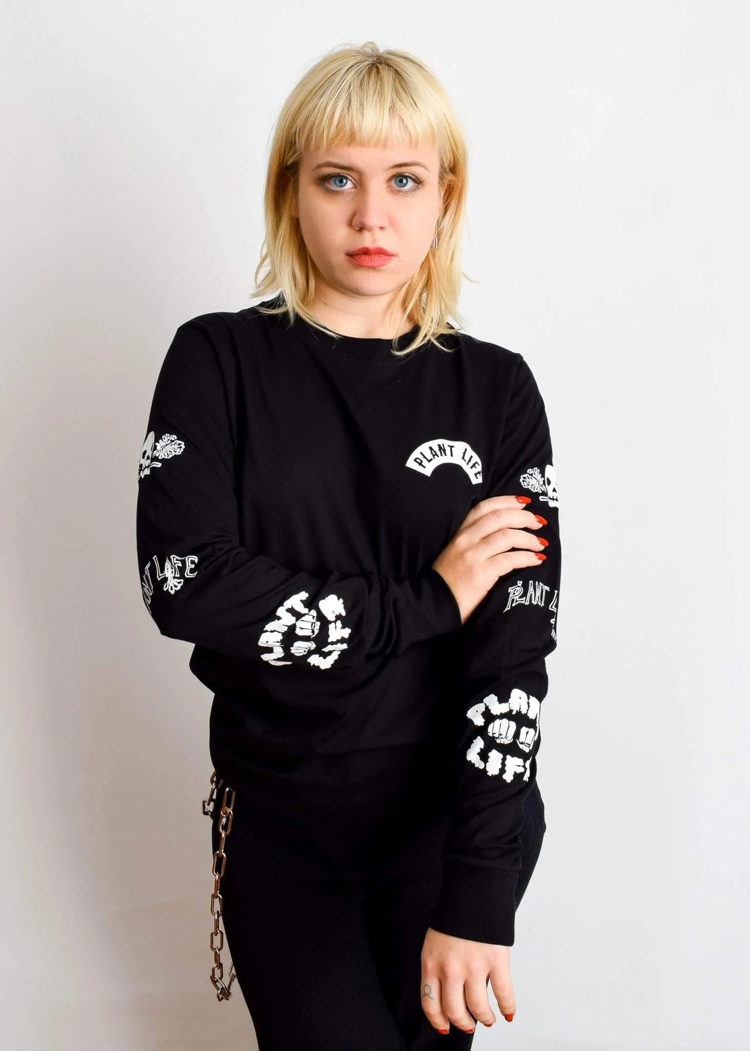 Plant Life Long Sleeve - Black