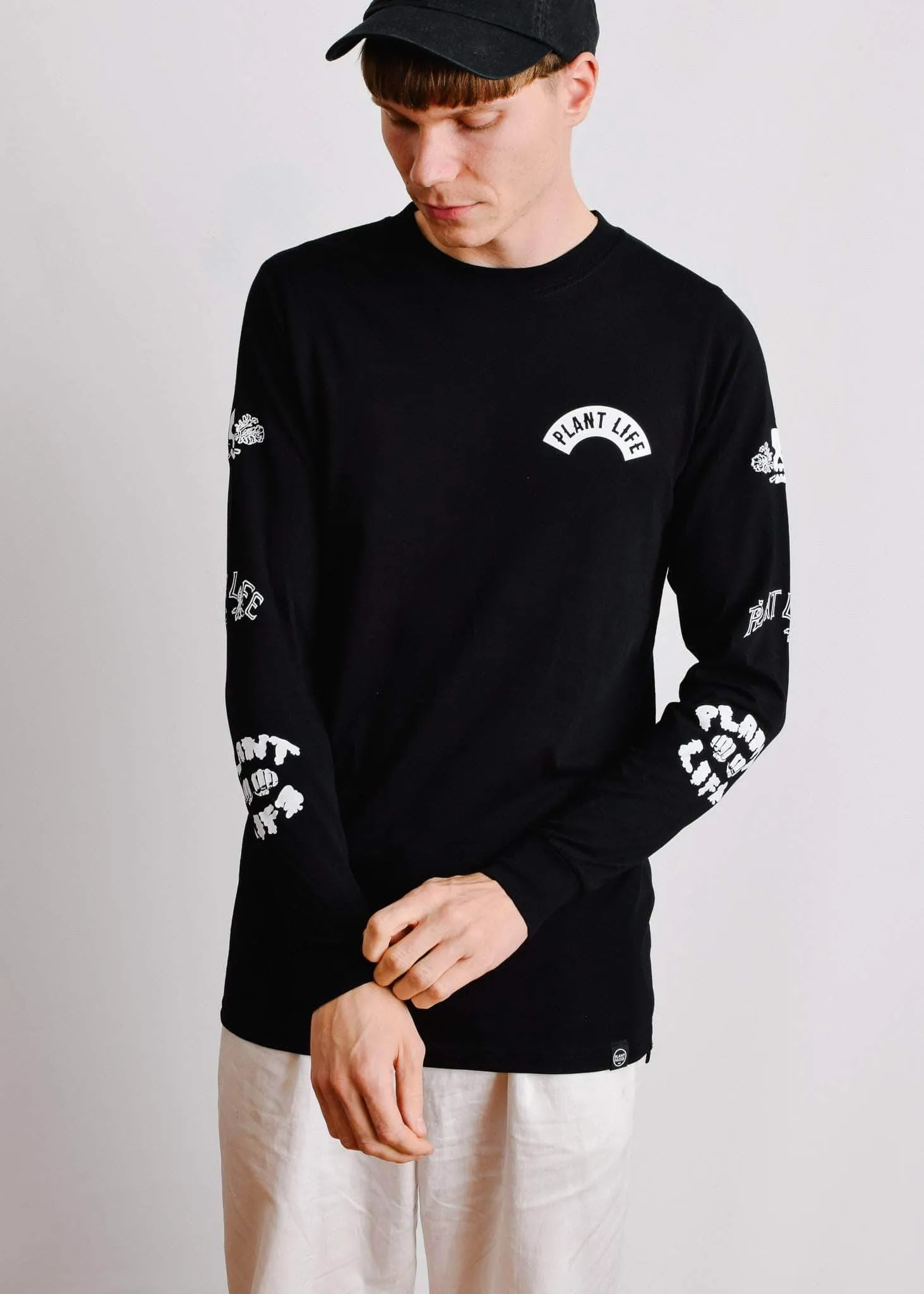 Plant Life Long Sleeve - Black