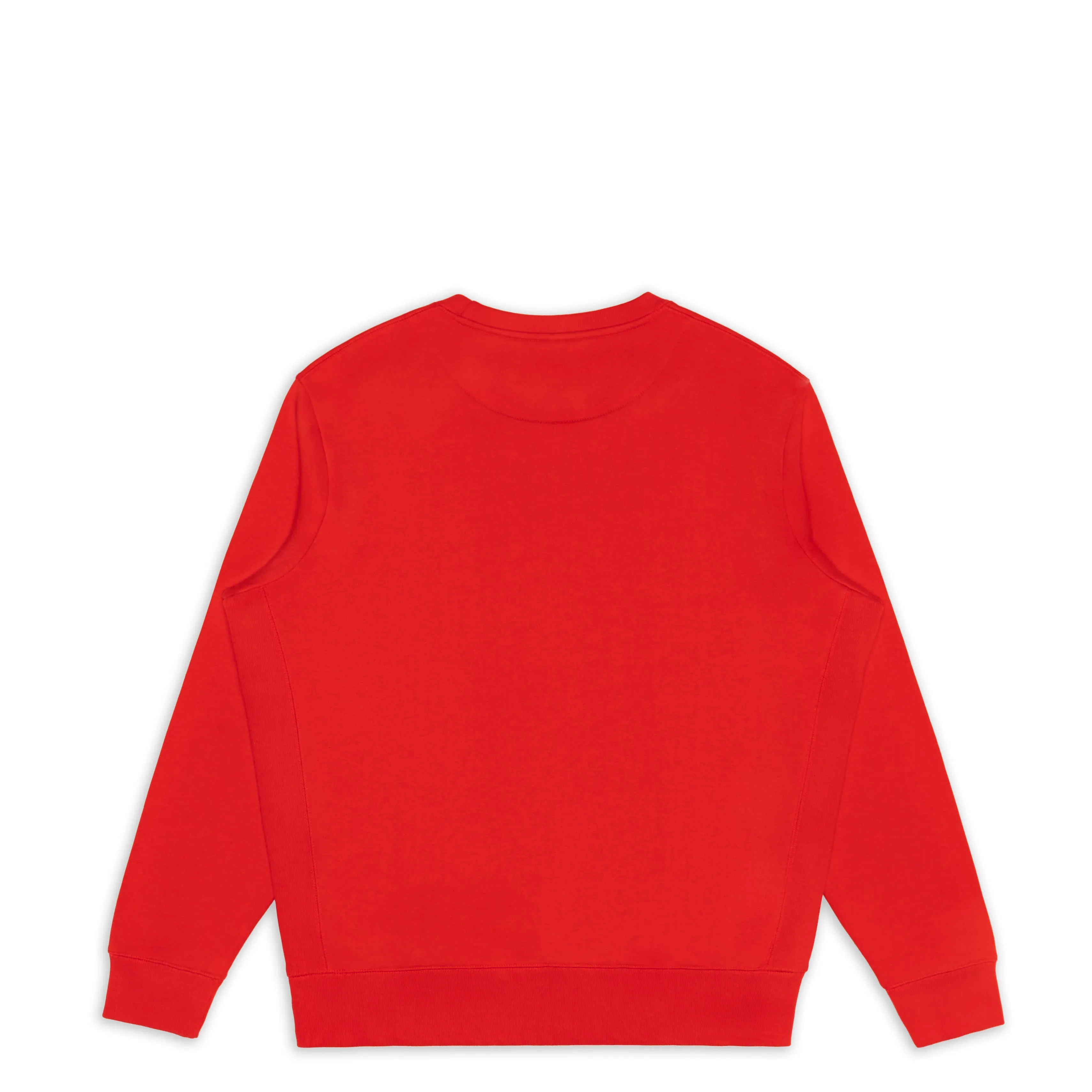 Primary Red Organic Cotton Crewneck Sweatshirt