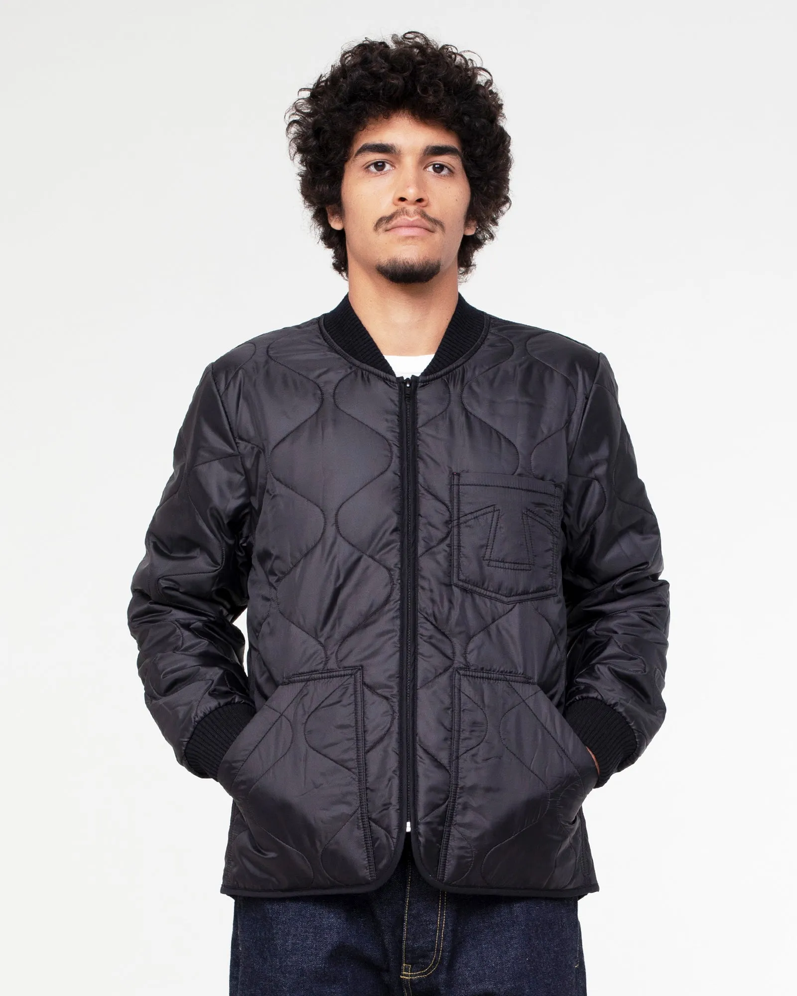 QN Type 2 Frostbite Quilted Nylon Black