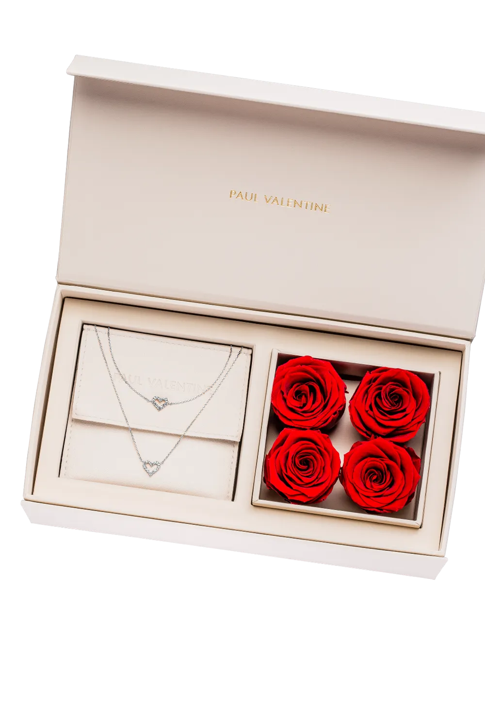 Radiant Heart Rose Box Silver