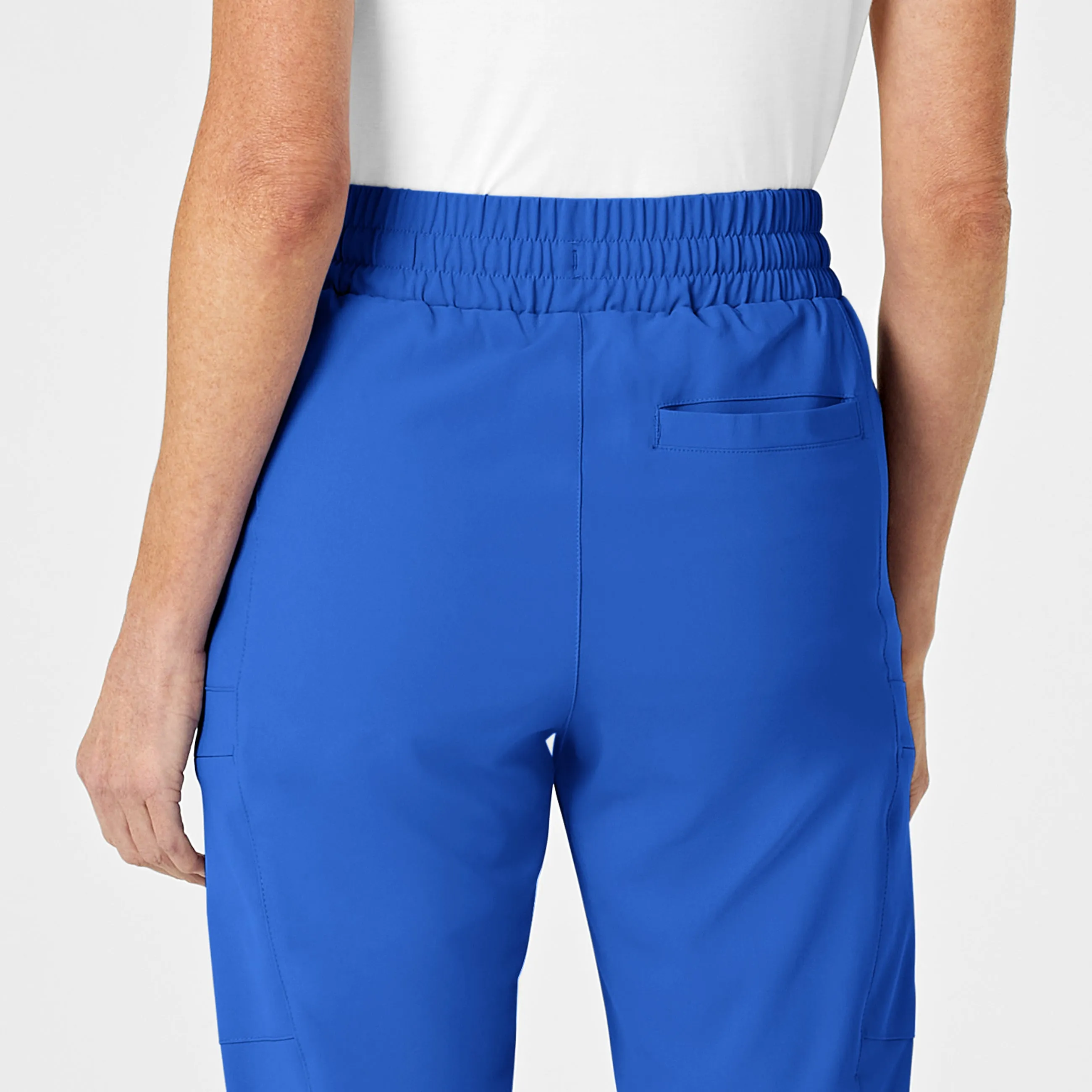 RENEW Women's High Waist Slim Leg Scrub Pant - Royal