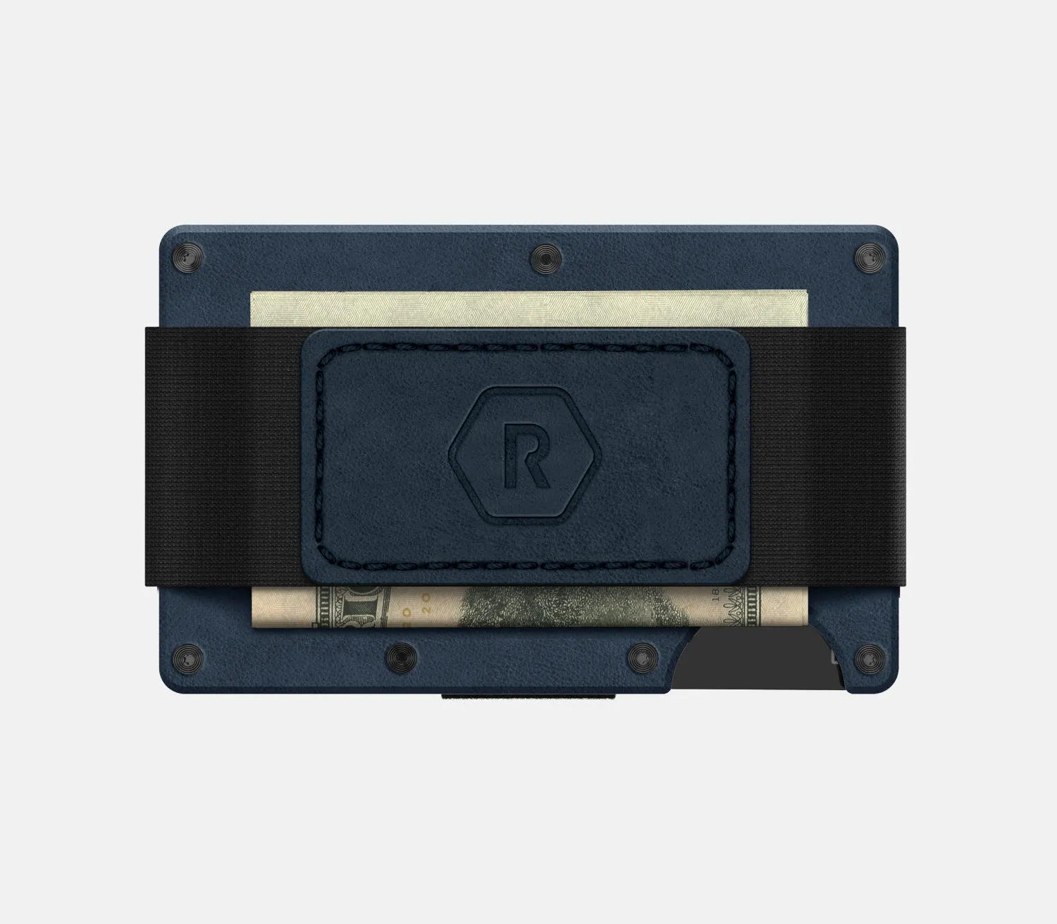 Ridge Wallet - Cobalt Blue Leather