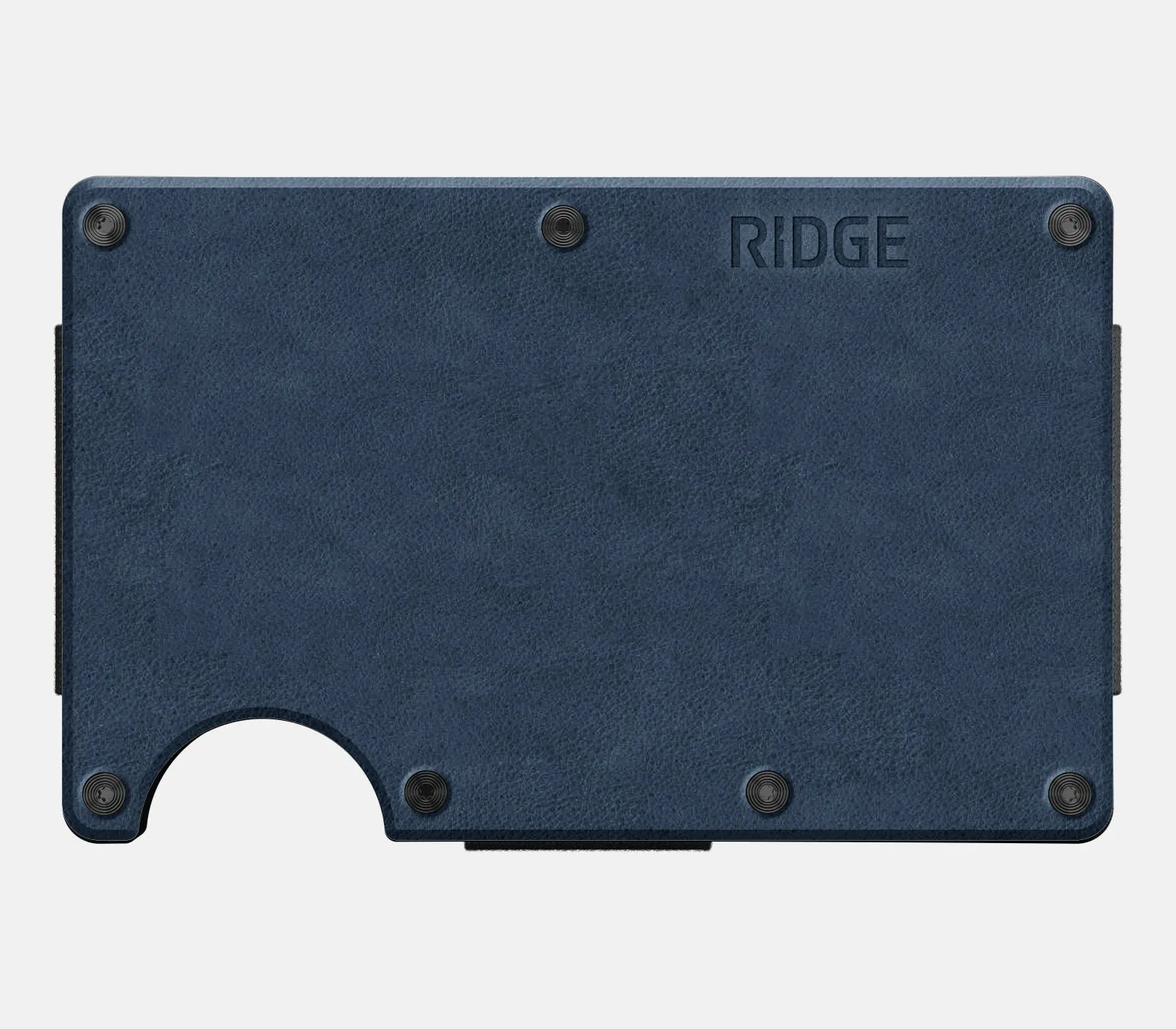 Ridge Wallet - Cobalt Blue Leather