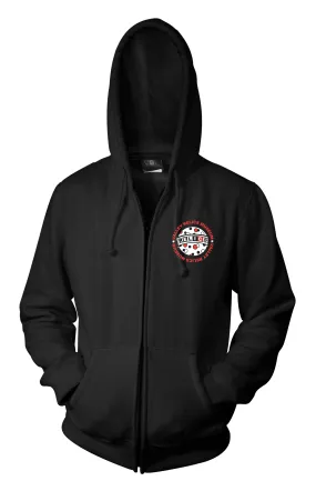 Roadside Black Zip Hoodie