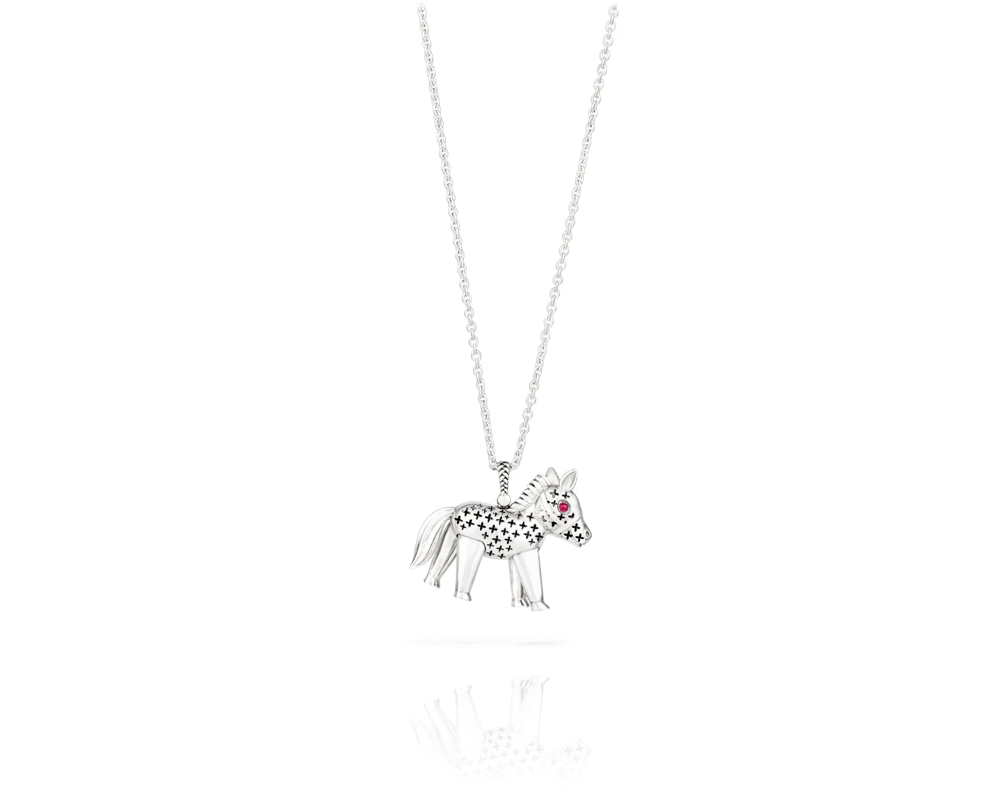 Ruby The Horse Necklace -Small-