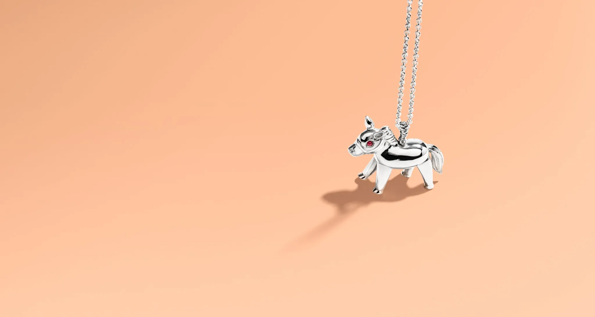 Ruby The Horse Necklace -Small-