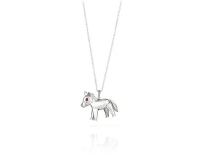 Ruby The Horse Necklace -Small-