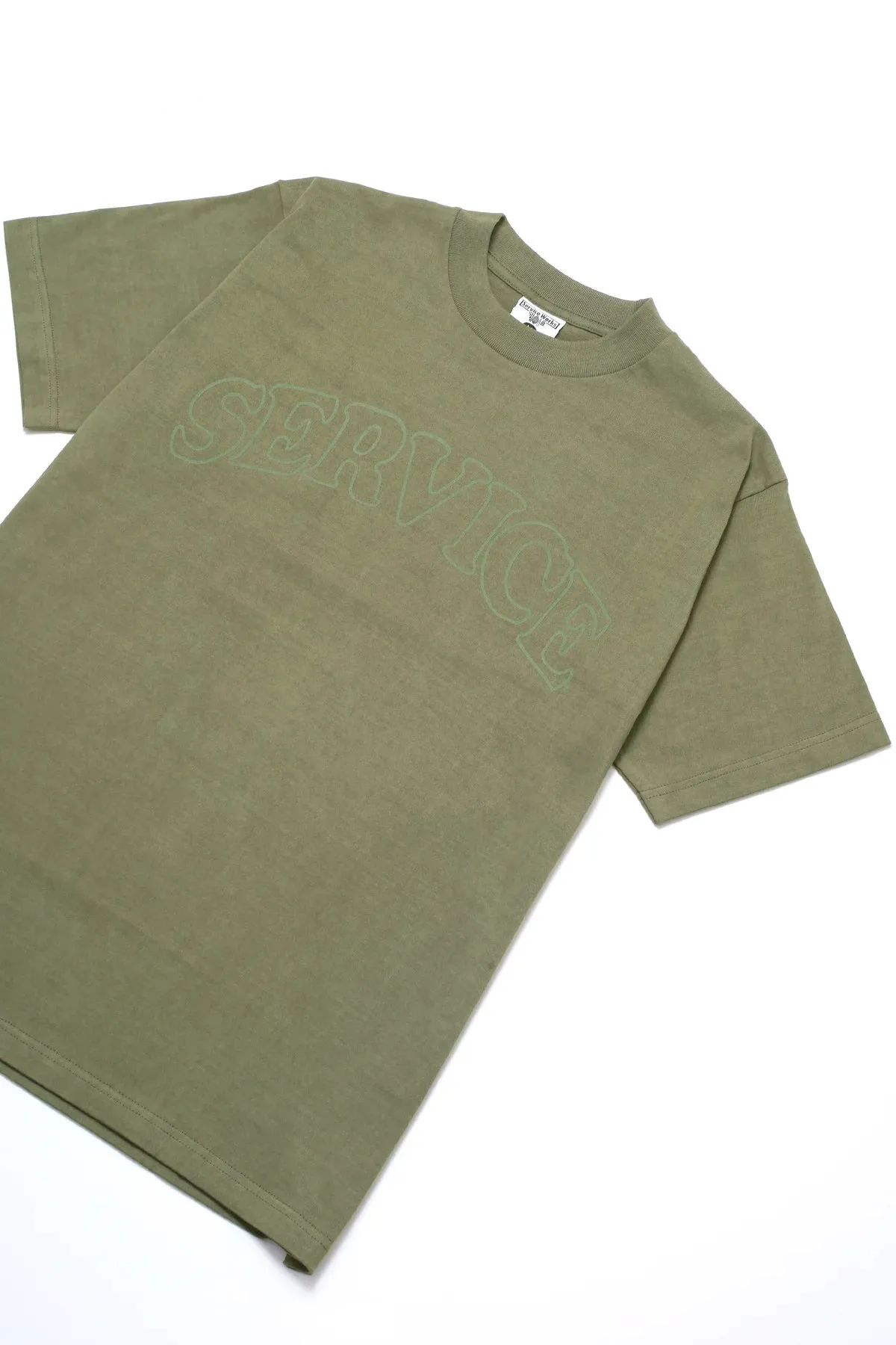 Service Works Khaki Arch Logo T Shirt