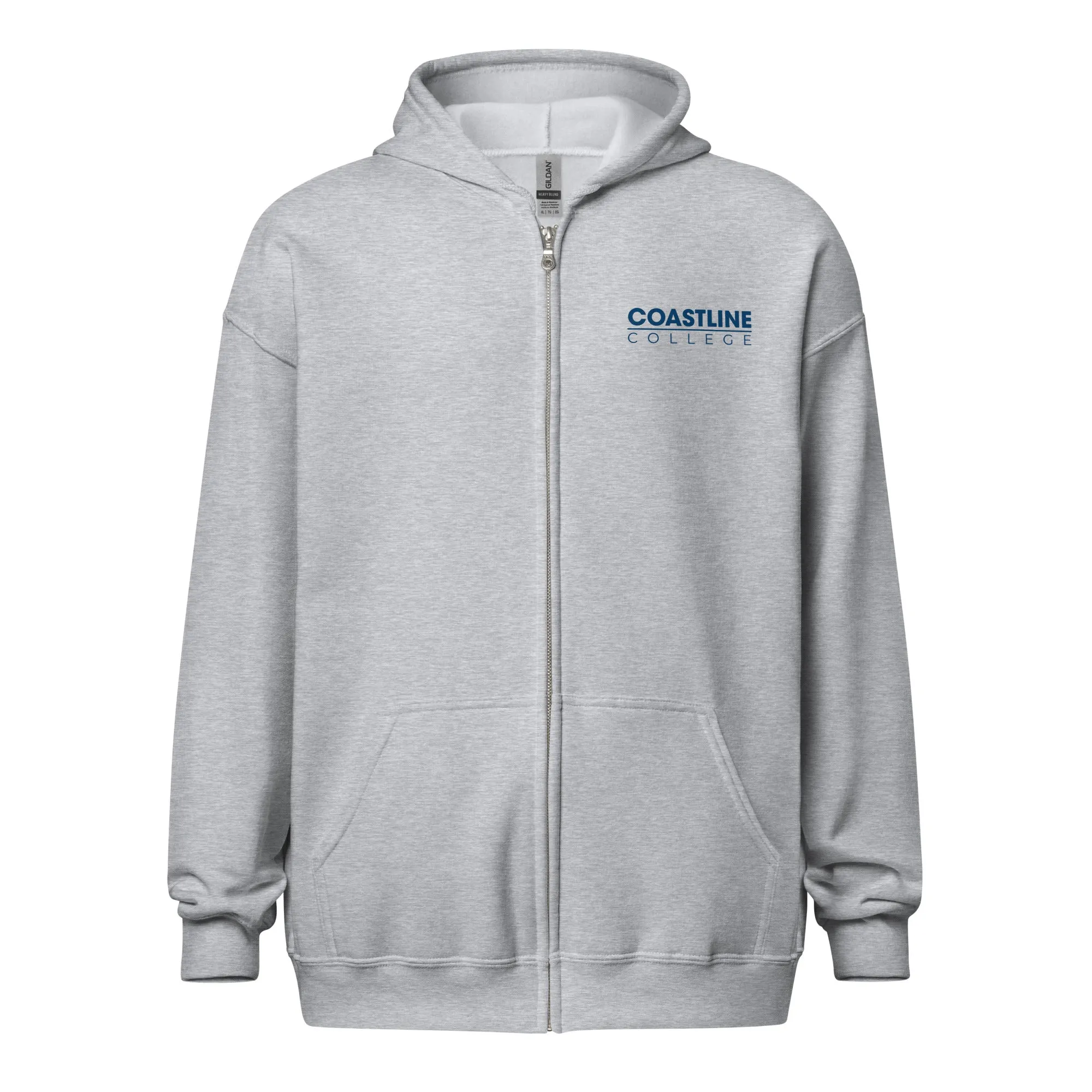 Shield Logo Unisex Heavy Blend Zip Hoodie - Light Colors