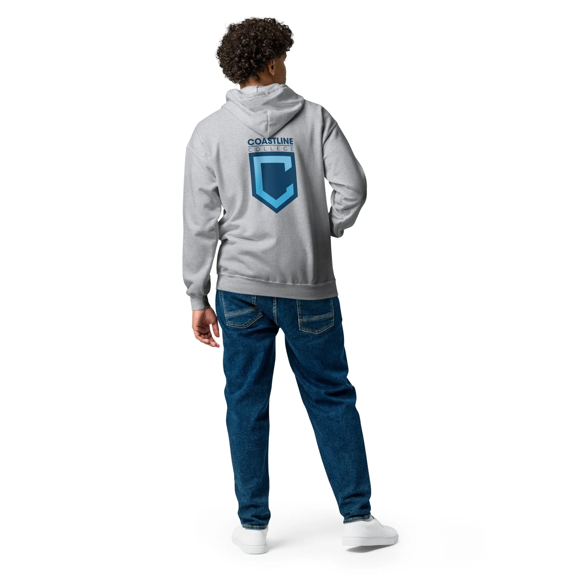 Shield Logo Unisex Heavy Blend Zip Hoodie - Light Colors