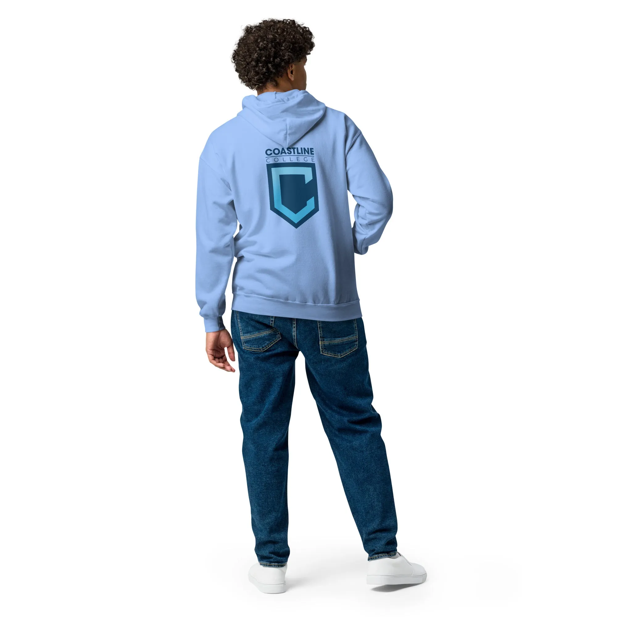 Shield Logo Unisex Heavy Blend Zip Hoodie - Light Colors