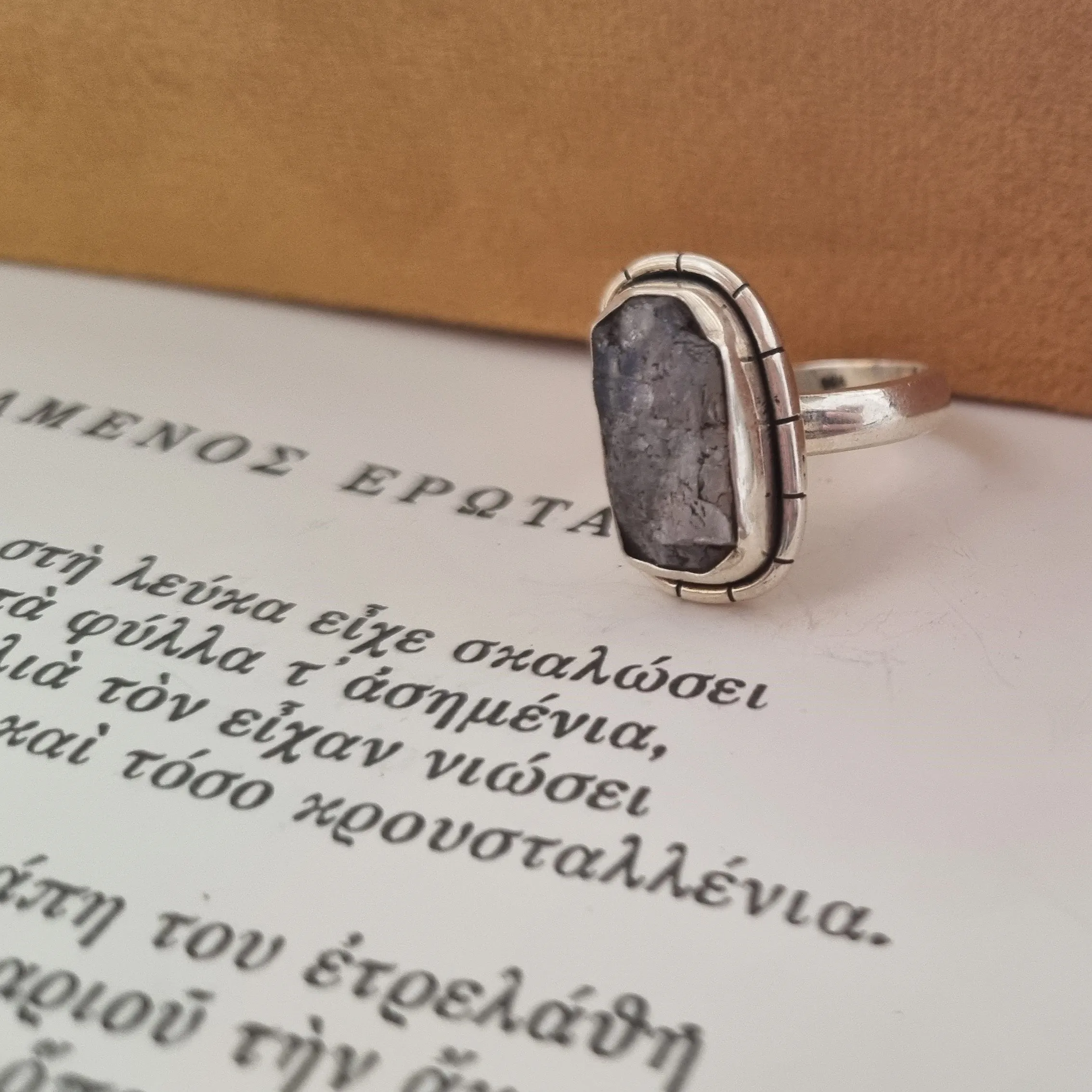 Silver ring - Quartz