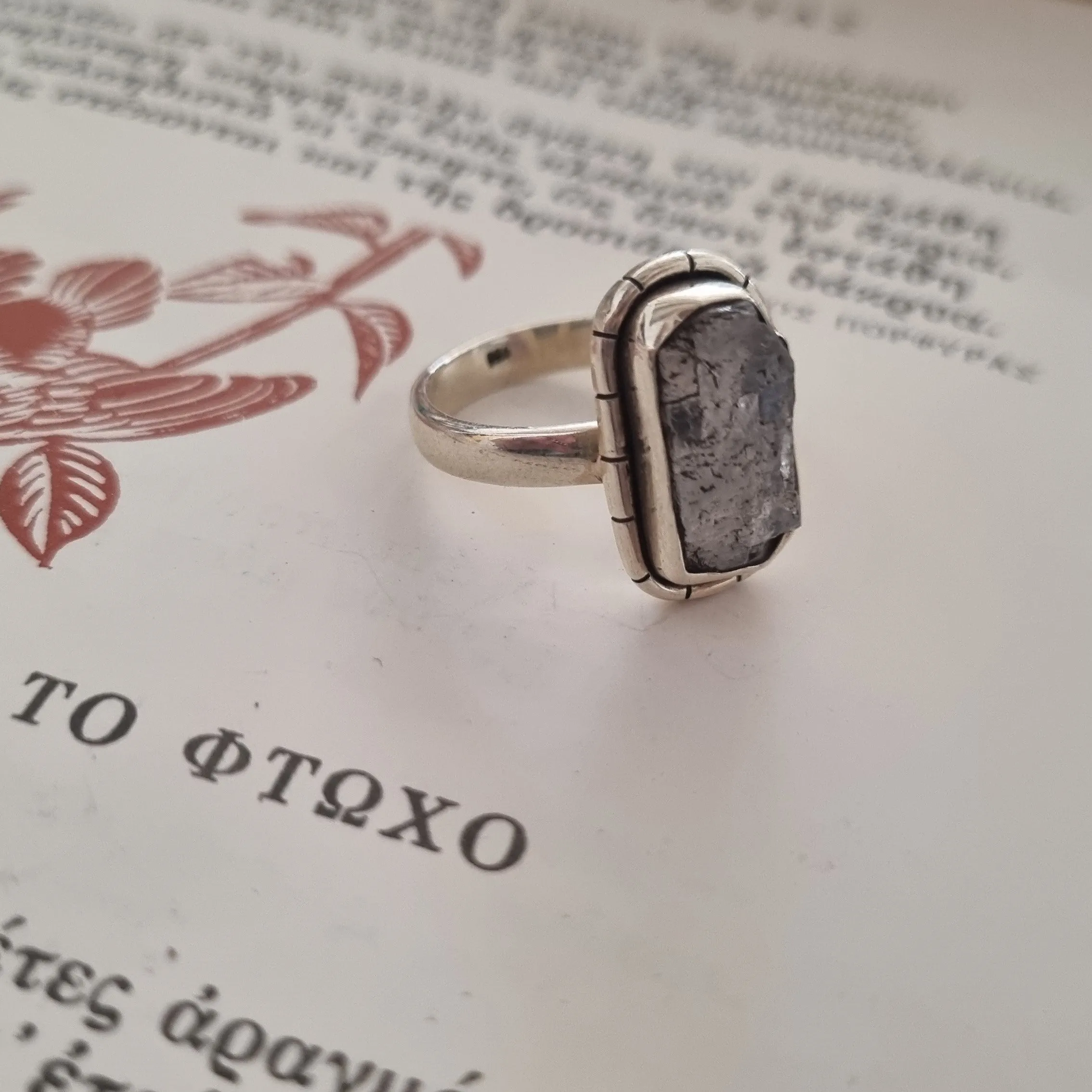 Silver ring - Quartz