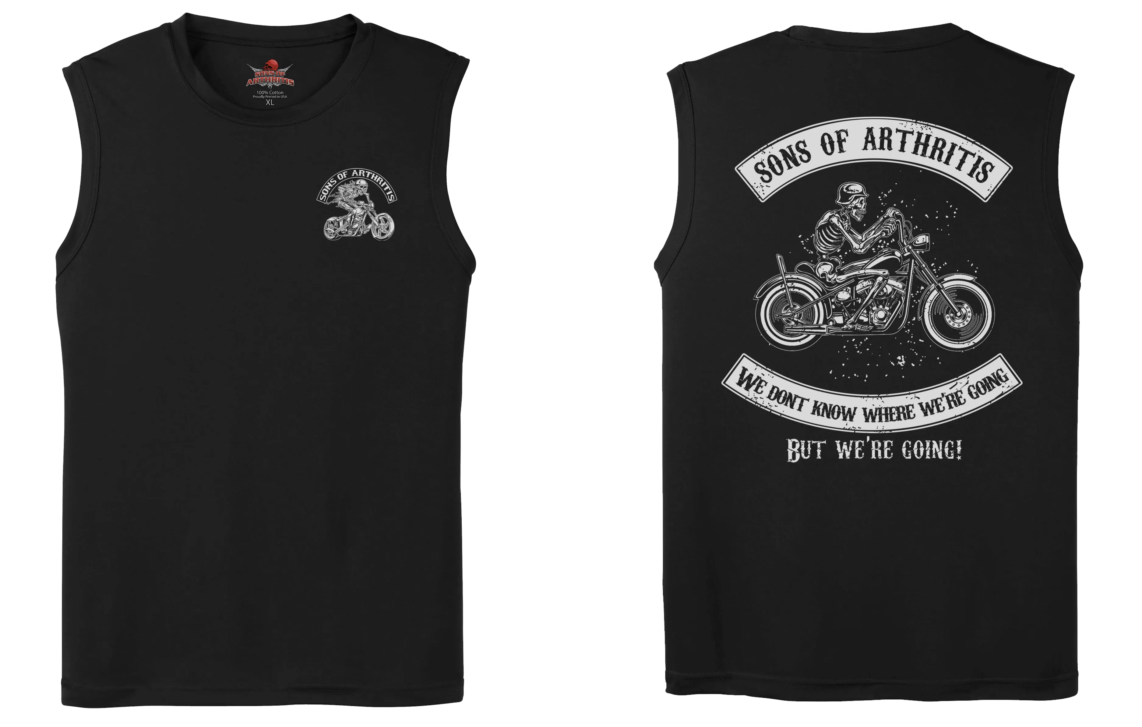 Sons of Arthritis Just Riding Chapter - Black (See More Styles)