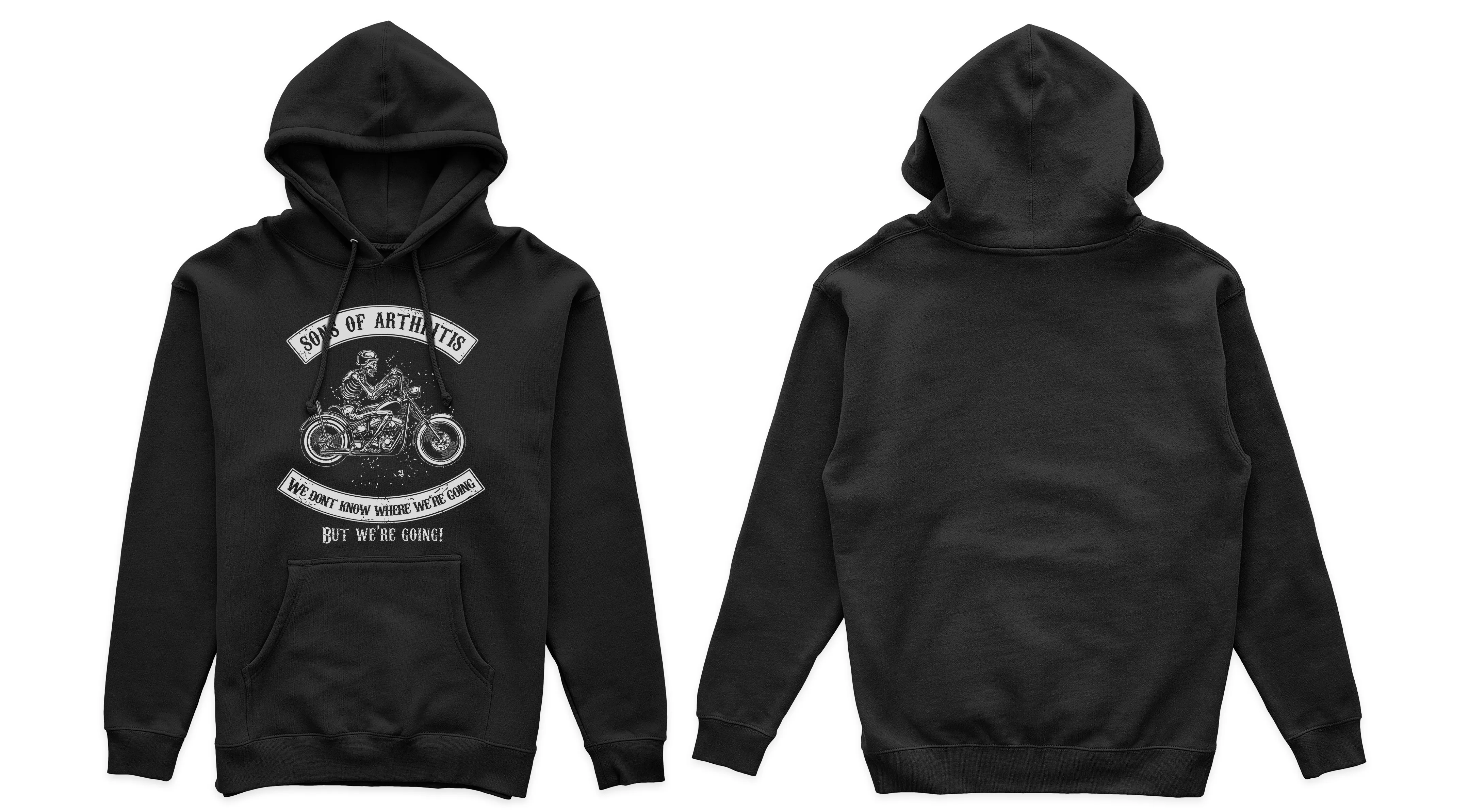 Sons of Arthritis Just Riding Chapter - Black (See More Styles)