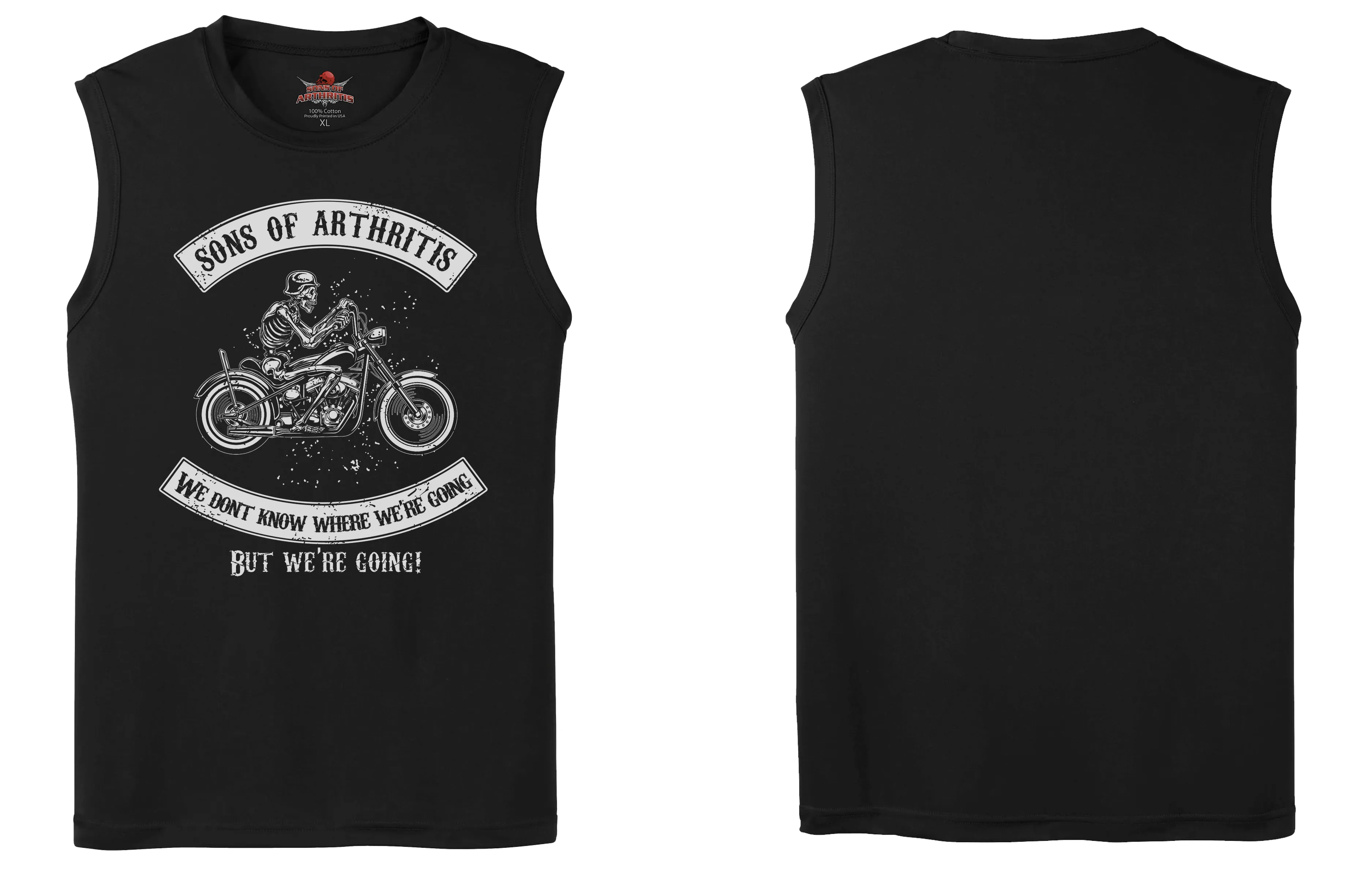 Sons of Arthritis Just Riding Chapter - Black (See More Styles)