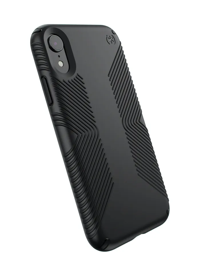 Speck - Presidio Grip for iPhone XR - Black