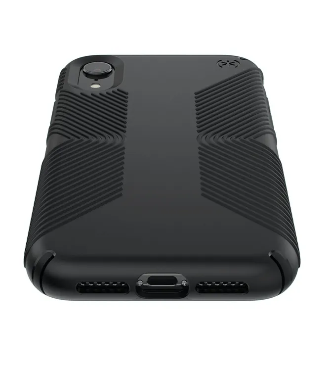 Speck - Presidio Grip for iPhone XR - Black