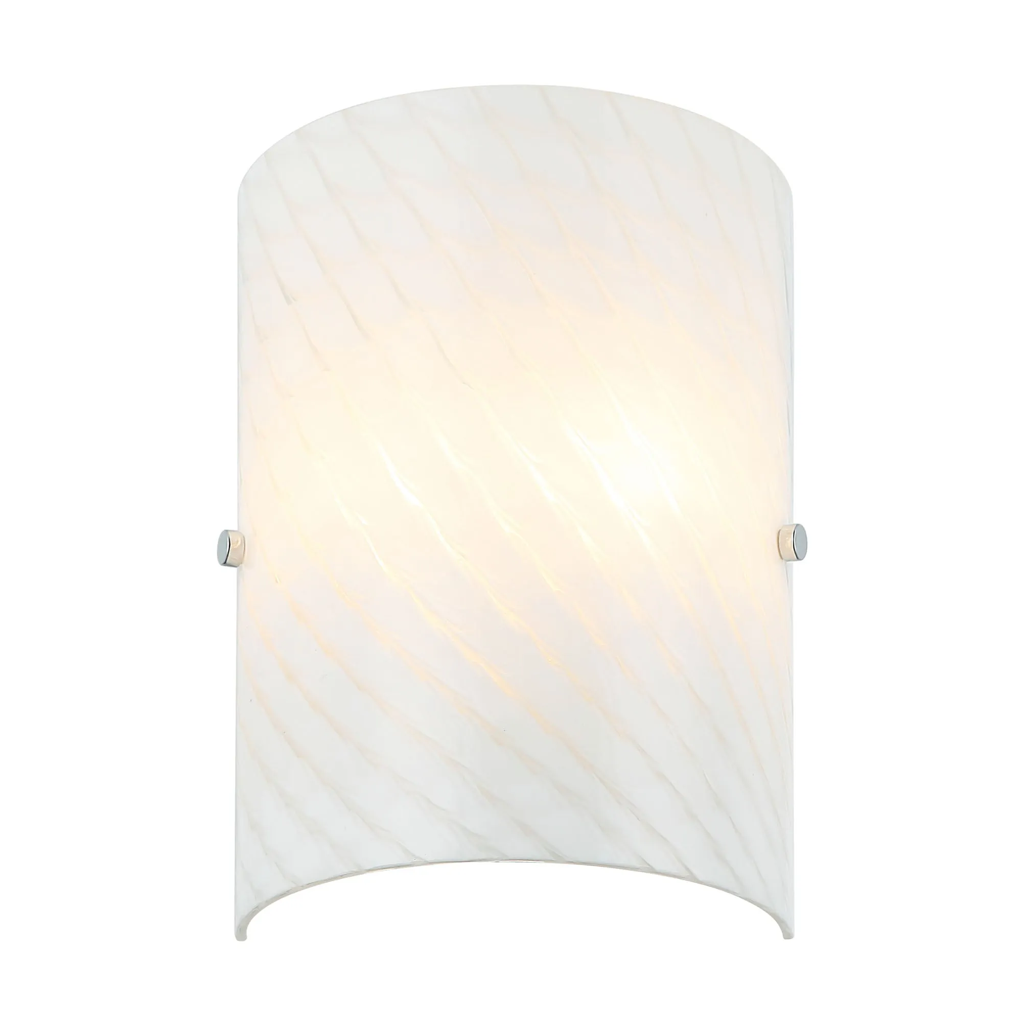 Swirled AC1690 2-Light Wall Sconce - Chrome