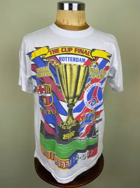 T-Shirt | 1997 | PSG vs Barcelona | Cup Winners Cup Final | Bootleg T-Shirt