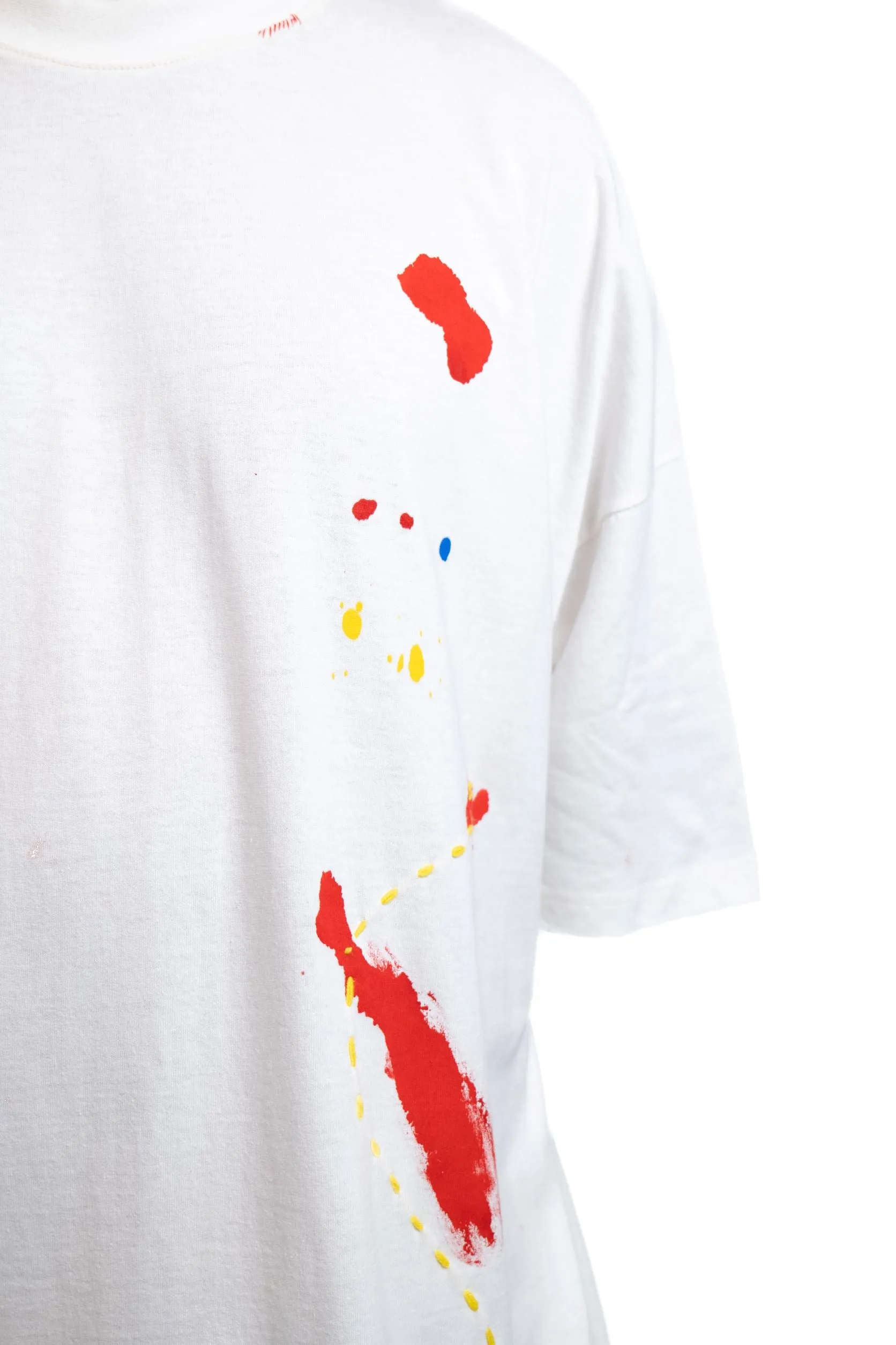 T5 : One-of-kind white short sleeve T-shirt by Bosko